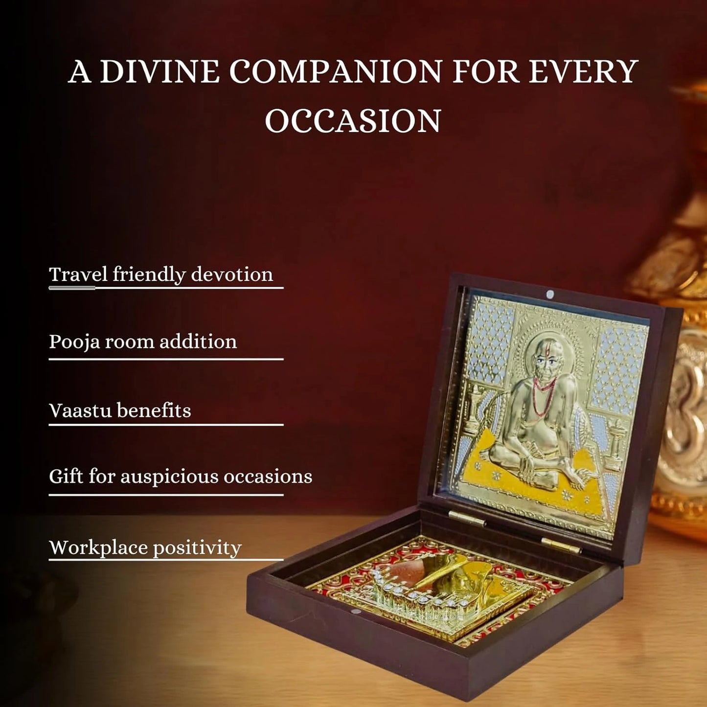 Gold Plated Swami Samarth Pocket Temple™