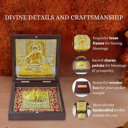 Gold Plated Swami Samarth Pocket Temple™
